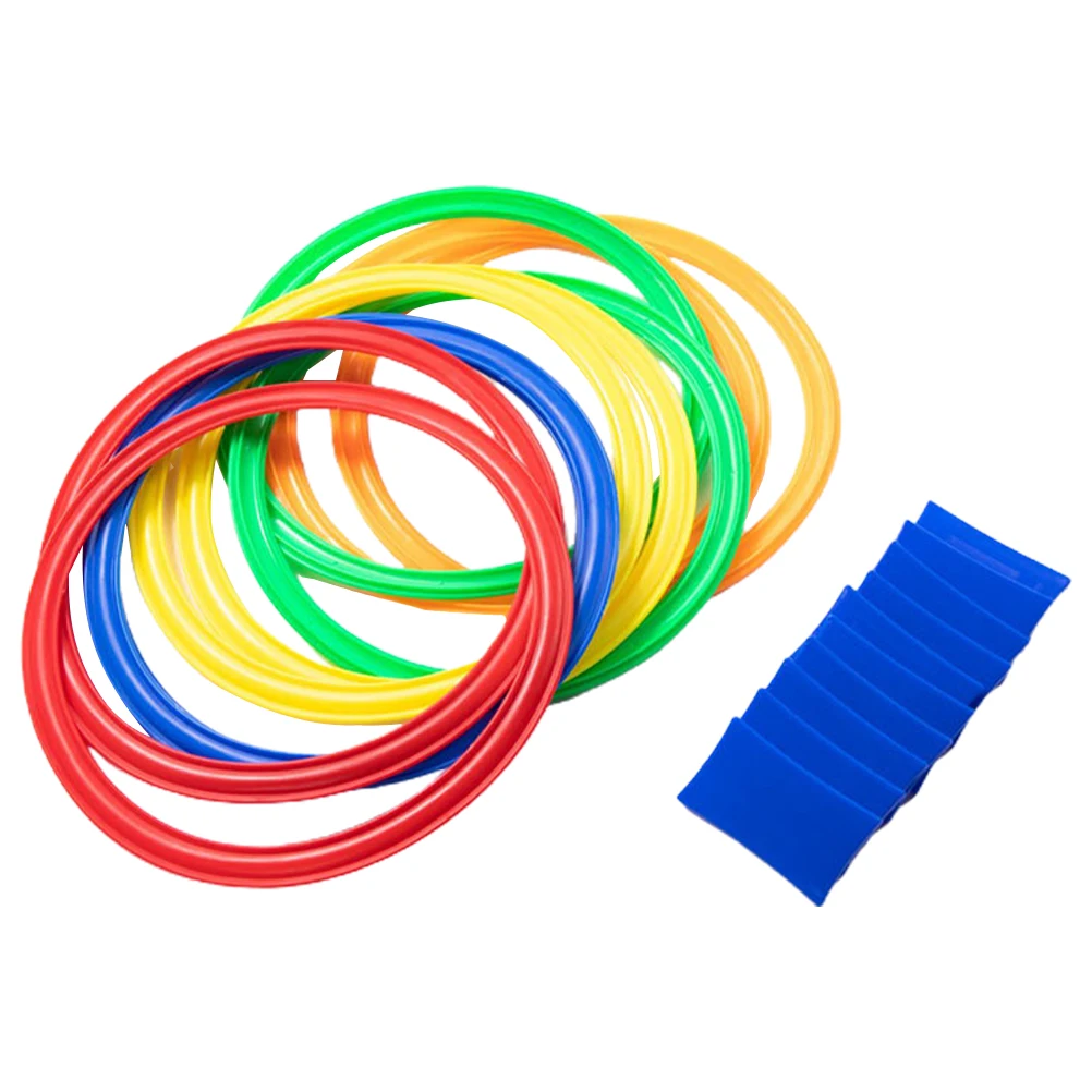 

Hopscotch Training Equipment Outdoor Toys for Kids Ring Multi-Colored Plastic Rings Child