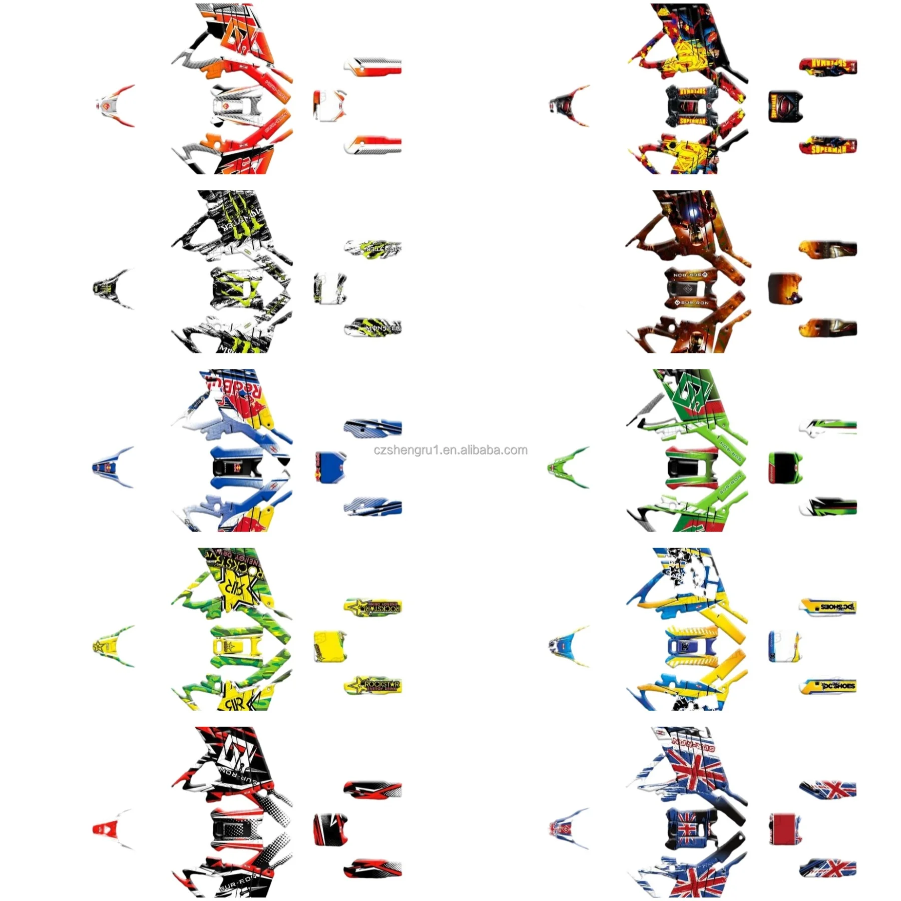 Kit de pegatinas de calcomanías de motocicleta personalizadas para piezas Surron