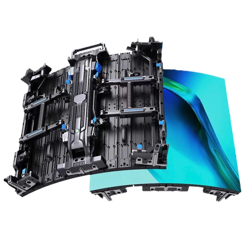 New Flexible P3.91 P2.9 P2.6 P3.91 P2.976 P2.604 Indoor Outdoor Curve 500X500 Rental LED Screen Portable Stage LED Display Panel