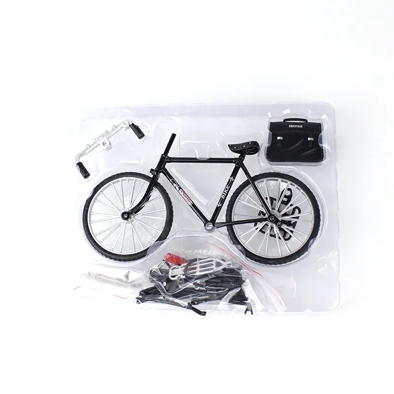 Mini Alloy Bicycle model metal Bike sliding Assembled version DIY Simulation Collection Gifts for children toy
