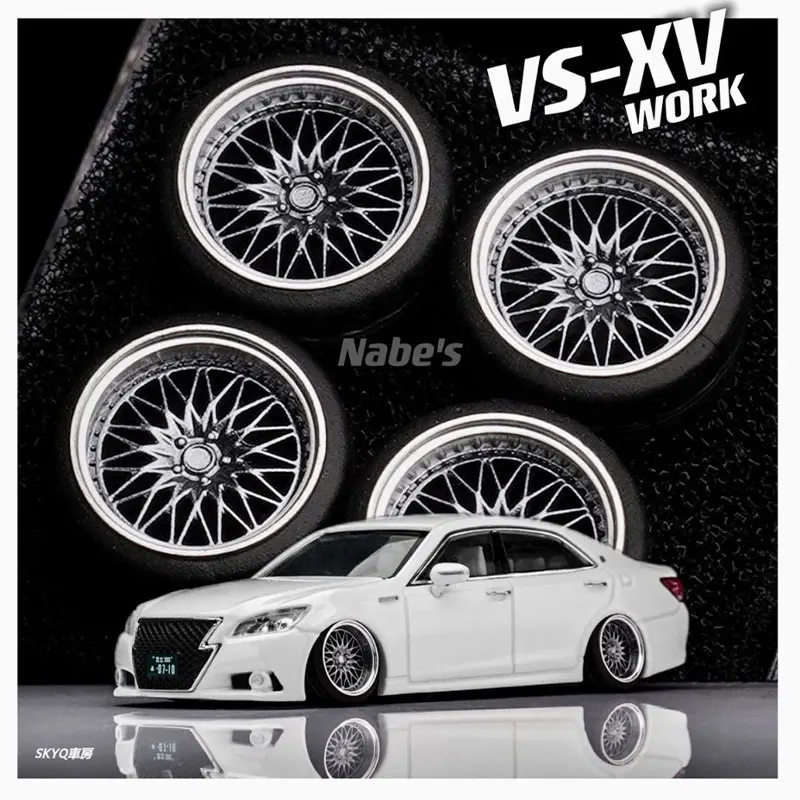 

Модифицированные автомобильные ступицы колес 1/64 XChika 2P/AE201/RG505/T66F/VSXV 8,9/9,7/10,5 мм, металлические колеса из смолы, подходящие для моделей автомобилей 1:64