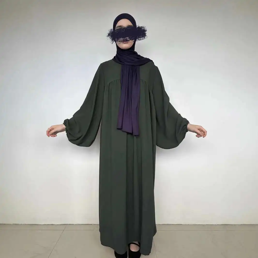 

Arab Dress, Summer Long Skirt, Nine Quarter Sleeves, Cool Women's Clothing Robe Abaya Ramadan Dubai Luxury Islam Elegant