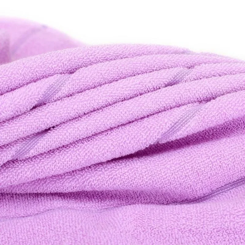 2PCS 35*75cm Aromatherapy Soft Bath Towel Cotton Embroidery Lavender Towel Set Cotton Hand Face Towel Sheet Set