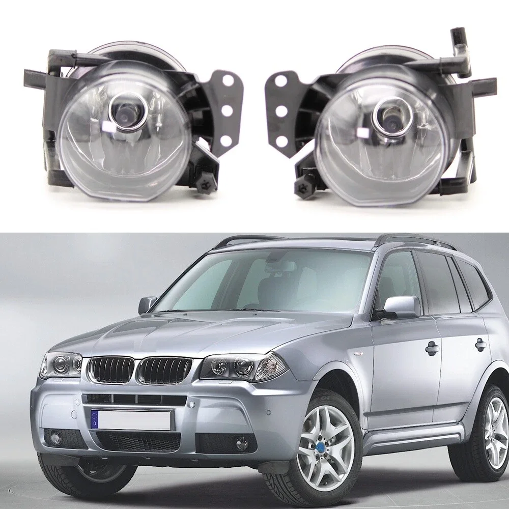 

2 PCS Fog lights Assembly For BMW E60 E90 E63 E46 323i 325i Headlights Fog Light Lamps without Bulbs 63176910792 63176910791