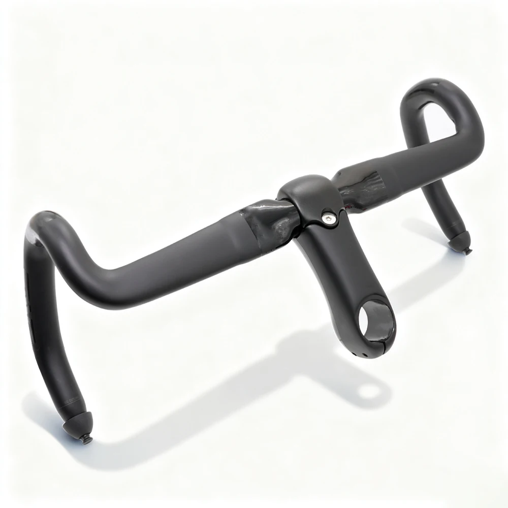 

SES AR Lightweight Carbon Fiber Road Bike Handlebar for Road/Gravel Bicycles 23.5mm Flared Dropwith Hidden Cable Routing 31.8mm