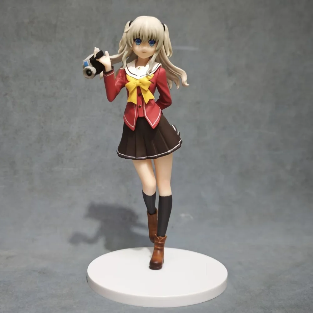 

Anime Charlotte Tomori Nao School Uniform PVC Action Figure Collectible Model Doll Toy 20CM