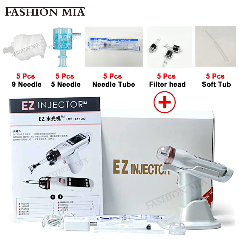 Korea Original EZ Injector Hydrolifting Gun Mesotherapy Negative Pressure Meso Gun Mesotherapy Hydrolifting Water Injector Skin