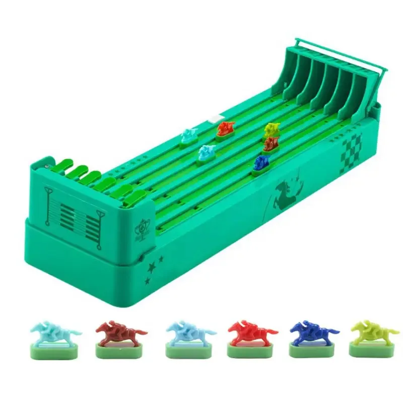 Jouet de course de chevaux sans bavure, jeu de société de course multi-cheval pour la famille et les amis, ensemble de jouets colorés pour jeu de soirée