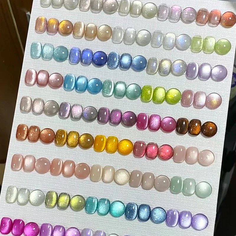 70/80Pcs Clear Solid Oval Triangle Square Shape Nail Tools Nail Table Color Card Display DIY Manicure Nail Tips Practice Tools