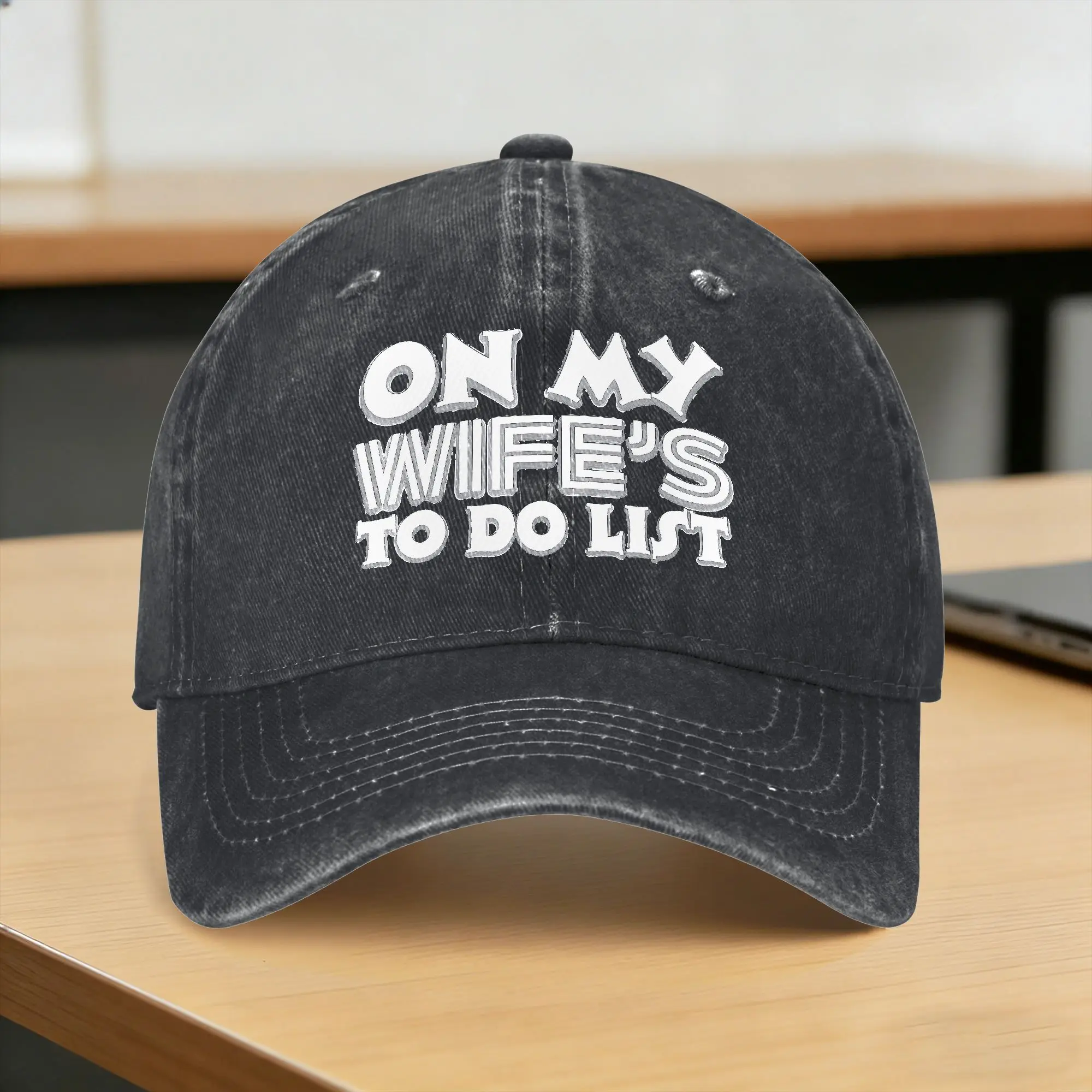 On My Wife's to Do List Married Casual Baseball Cap For Men Adult Spring  Hiking Fishing Trucker Hat Dropshipping Baseball Caps