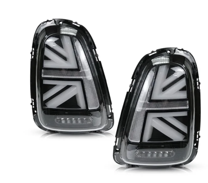 2PCS Full LED Tail Lights For BMW Mini Cooper R56 R57 R58 R59 LCI 2007‑2013 JCW Union Jack Style Brake Reverse Tun Signal Lamps image 3