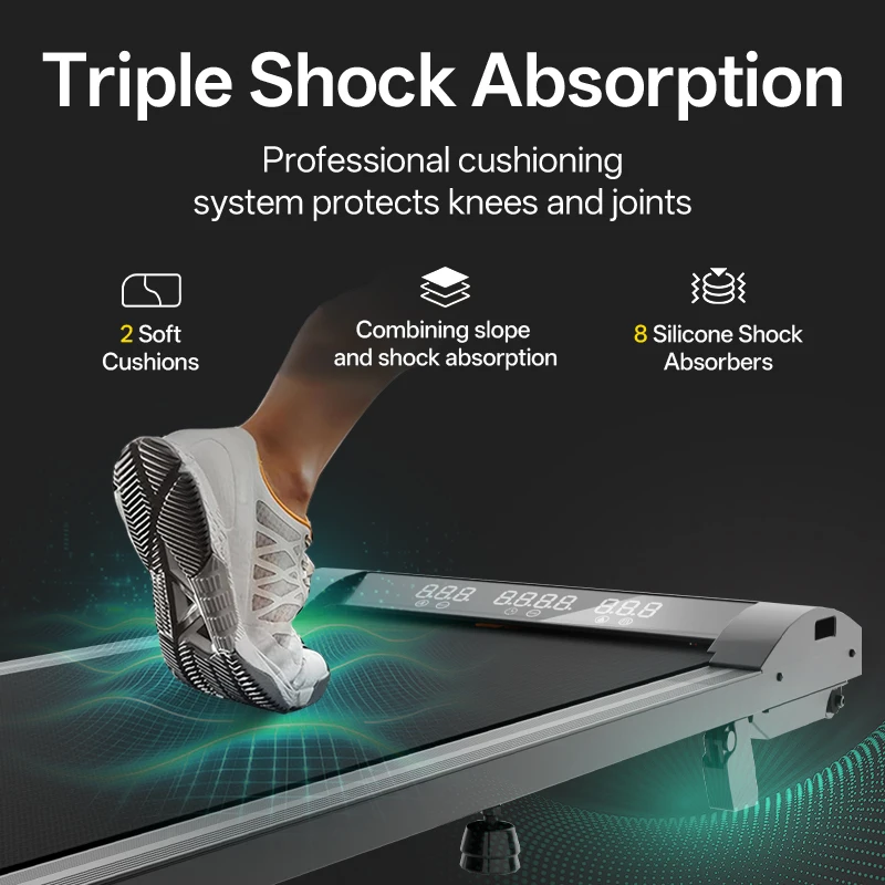 

Умная портативная беговая дорожка Fitness CE Smart Walking Pad для дома, с двигателем 0.75-2.0 л.с., регулировкой наклона, скоростью 1-6 км/ч, компактная, для домашнего использования, электрическая