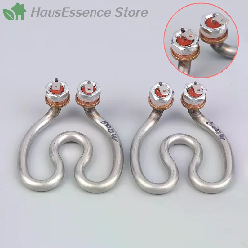 ※1Pc 500W/600W 220V Electric Kettle Stainless Heating Element Horseshoe Water Electric Heat Tube For Coffeemaker