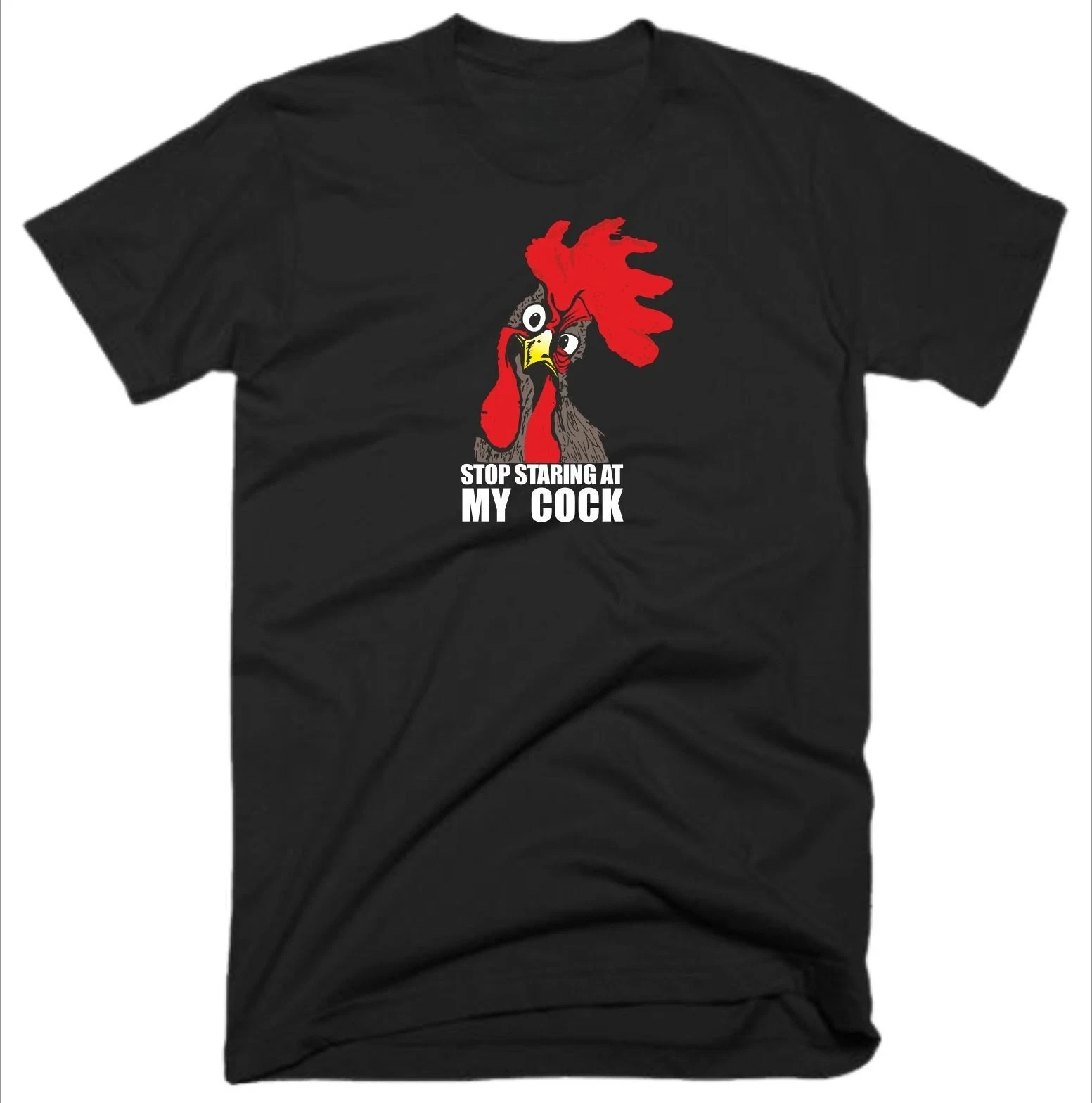 Stop Staring At My Cock T-Shirt, bequem und atmungsaktiv, modisch, weich, für den Alltag, Sportbekleidung, Herrenbekleidung, Herren-T-Shirt