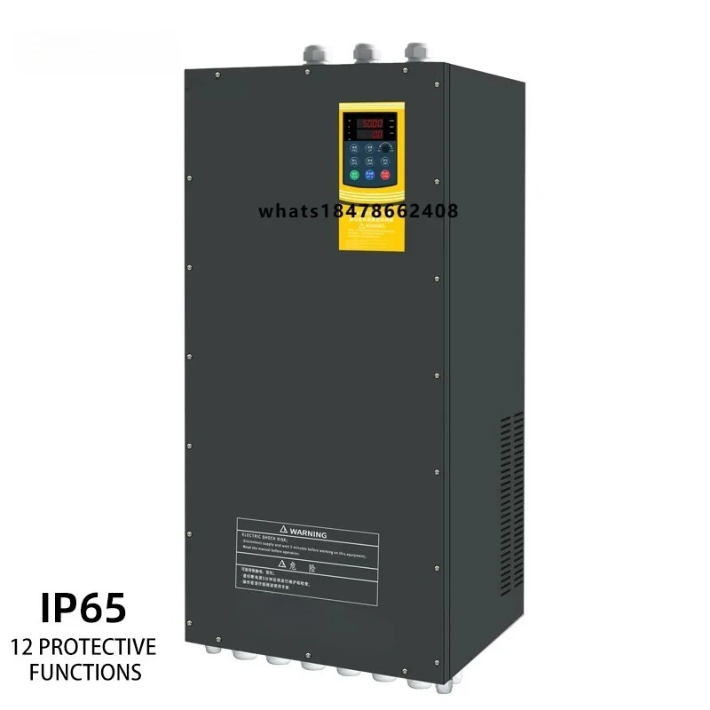 High Quality  IP65 Waterproof VFD 160KW Converter Original 220V/380V Systems for Single or Three Phase for Motor