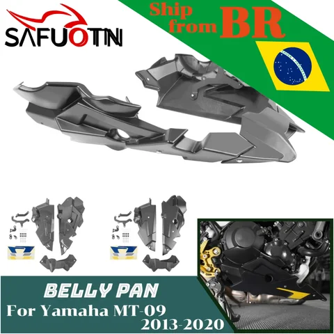 Yamaha MT-09 MT 09 2013-2020 오토바이 패널 프레임 커버 Tracer 900 GT 2018 용 벨리 팬 하부 엔진 스포일러 페어링