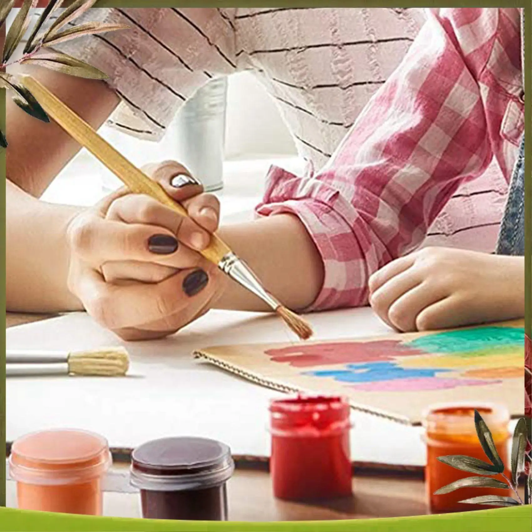 New-100 Strips Empty Paint Strips Paint Cup Pots Clear Storage Paint Containers Mini Painting Cup Pot 3Ml/ 0.1 Oz