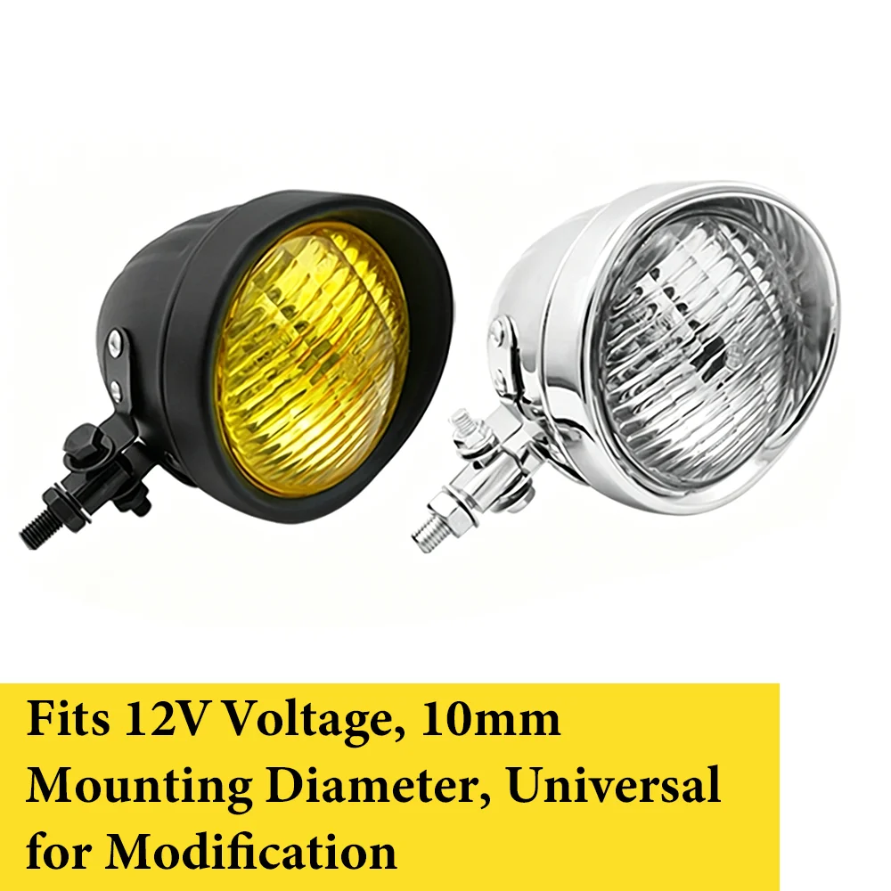 4.5 inch Retro Motorcycle Headlight High/Low Beam H4 Head light For Harley Custom Softail Dyna Cruiser Bobber Cruiser Cafe Racer