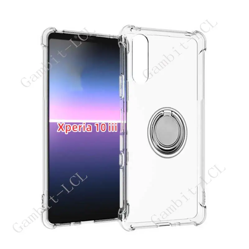 لسوني اريكسون 1 VI 10 فولت 1VI 5 II 1 IV 1IV 5IV 10 III لايت Pro-I عودة حلقة حامل قوس جراب هاتف لينة سيليكون بولي يوريثان قذيفة