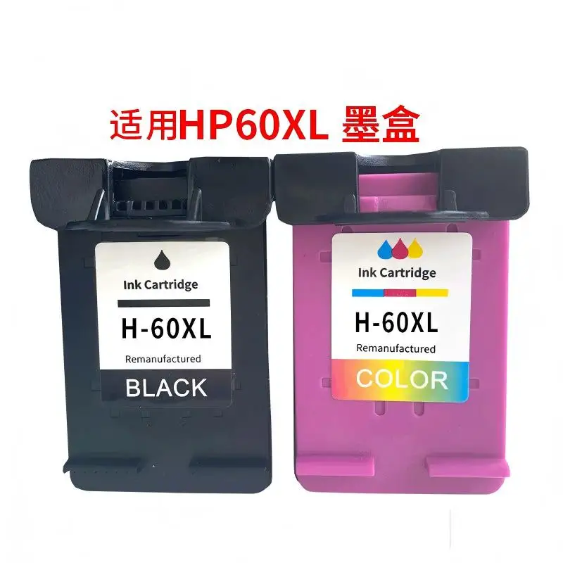 Compatible Ink Cartridge for HP60 60XL Deskjet D2500 D2530 D2545 D2560 DeskJet F4200 Printer -