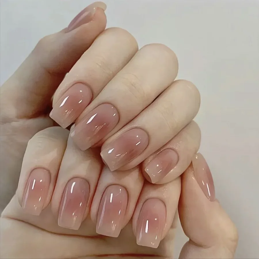 100g puro nude rosa unha gel polonês 12 cores semi permanente sólido verniz gel embeber fora uv gel arte do prego manicure