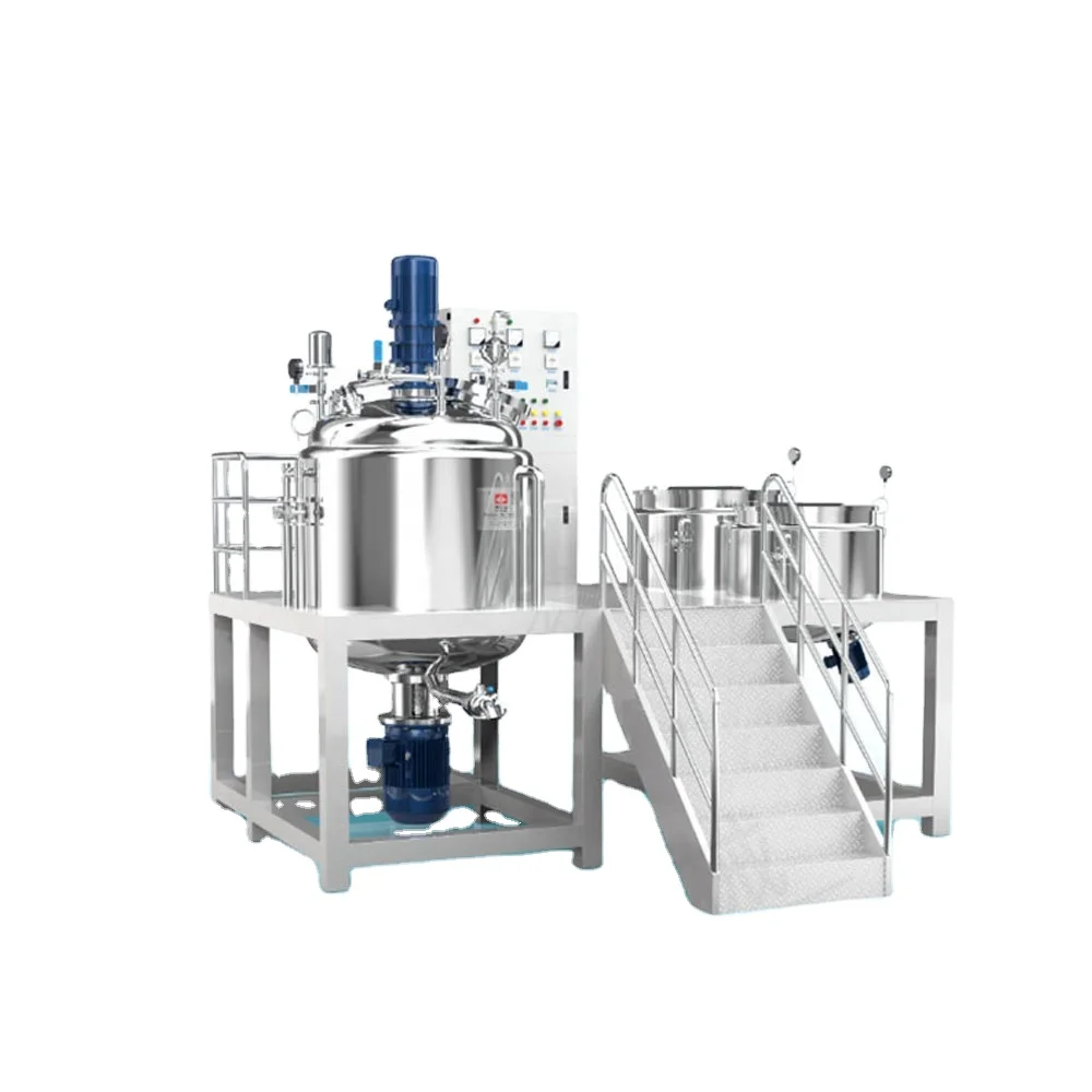 500L-High Quality New Industrial Vacuum Mixer Emulsifying High Shear Homogeneous Emulsifying Machine