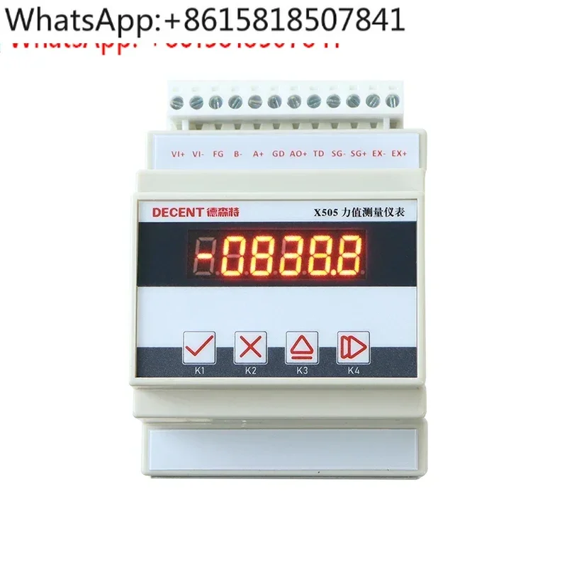 X505 weighing transmitter weight load sensor signal amplifier 485 communication ± 10v rail