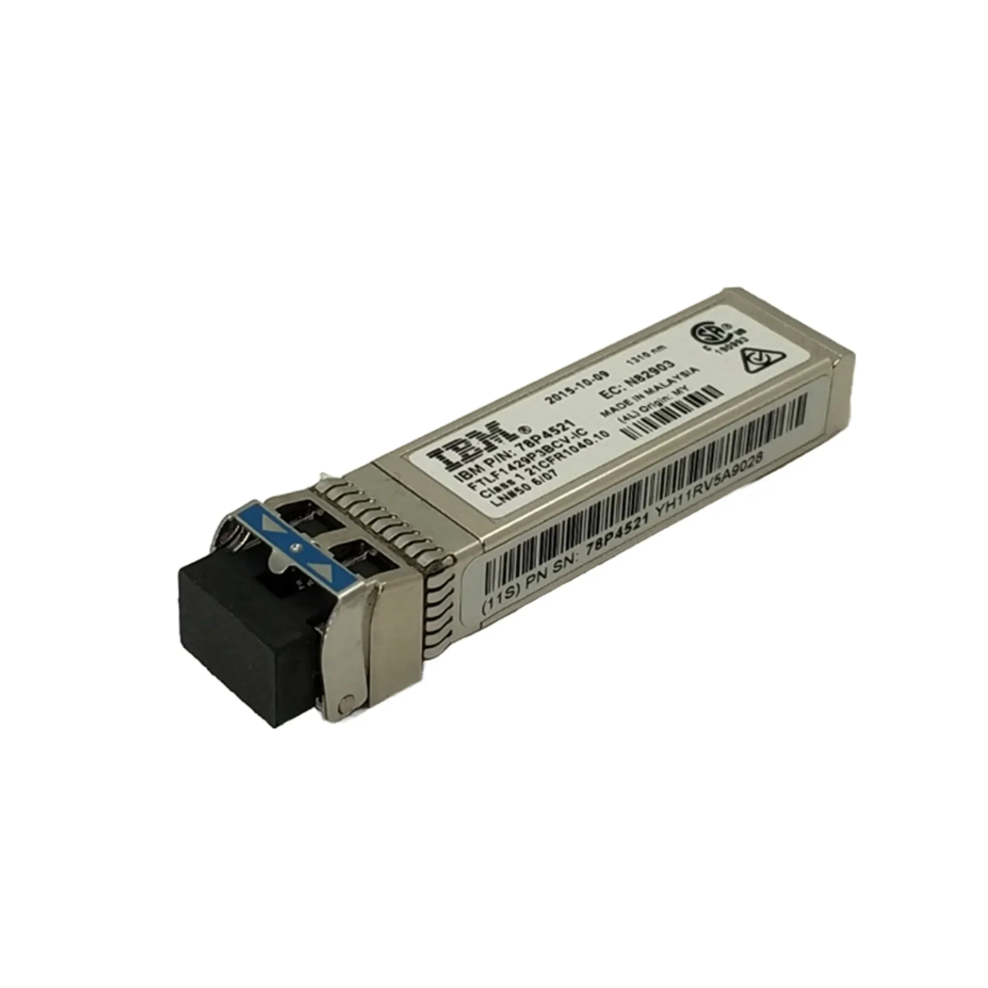 

FTLF1429P3BCV-IC 78P4521 N82903 I-BM 16g 1310NM 10KM Single-mode optical transceiver