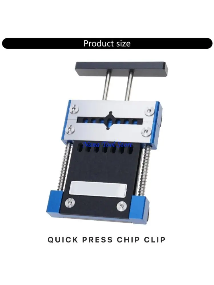 31GJ Quick Press Chip Clip 500℃ High Temperature Fixture for Mobile Phones BGA CPU