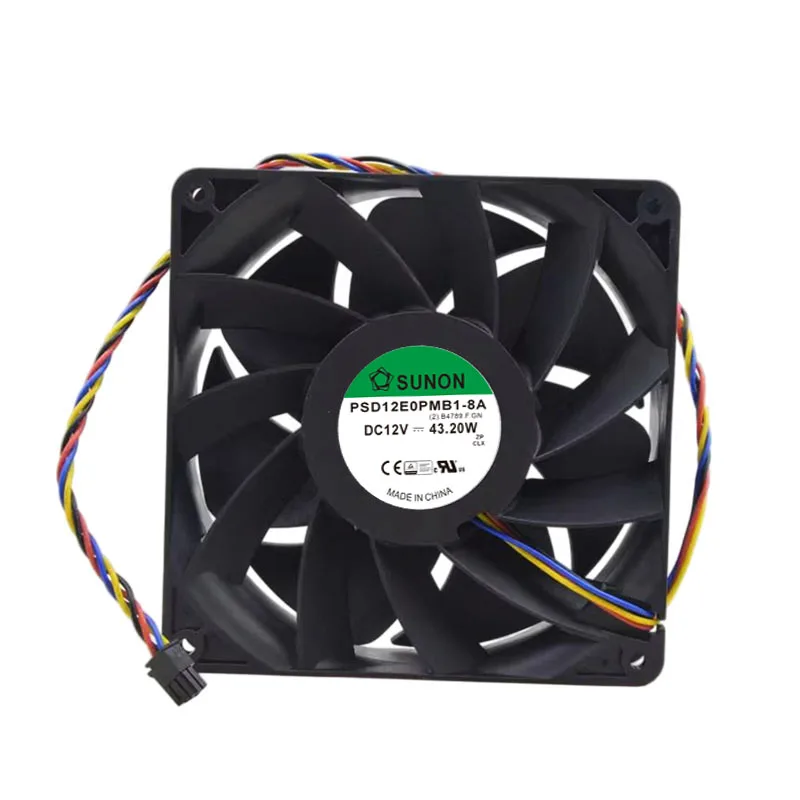 ORIGINELE PSD12E0PMB1-8A 12 V 43.2 W 14038 140*140*38mm NIEUWE KOELVENTILATOR RADIATOR