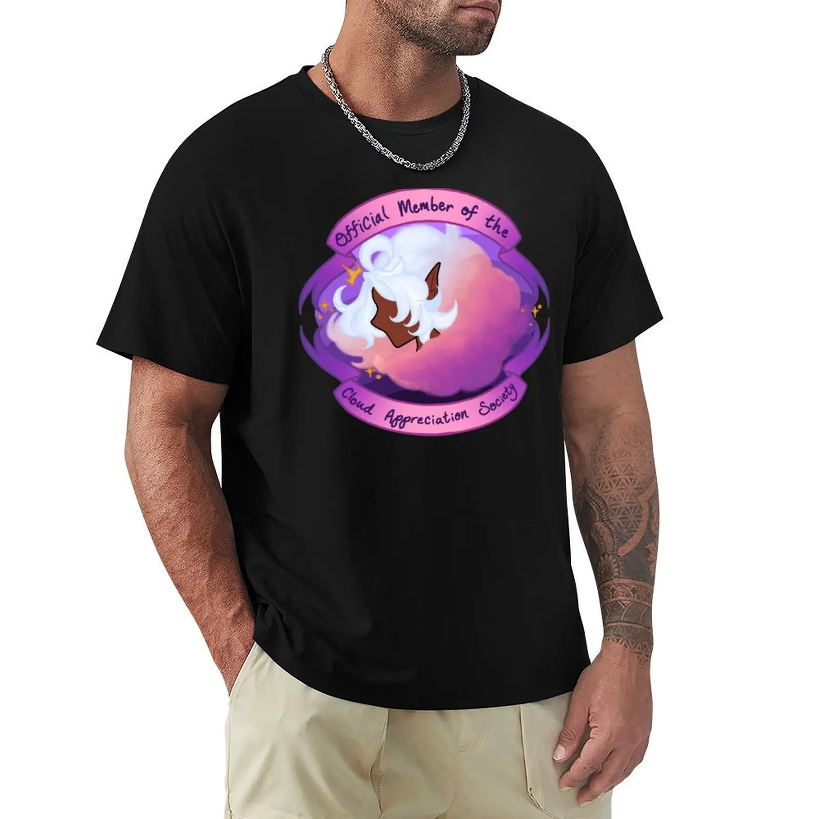 

Official Cloud Appreciation Society Member T-Shirt blanks boys whites plus size men clothing