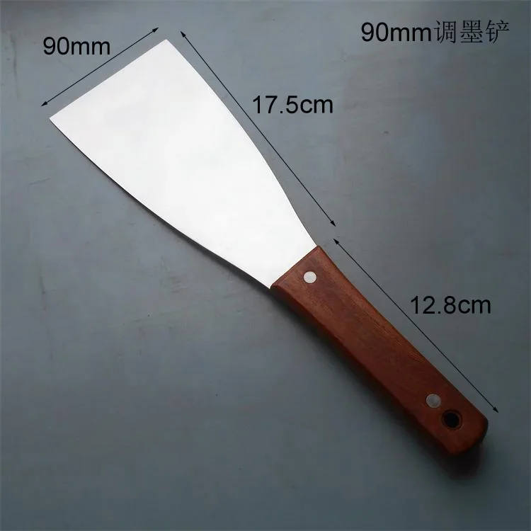 8PCS Best Quality Ink knife with Wooden Handle 30cm long 9cm Width