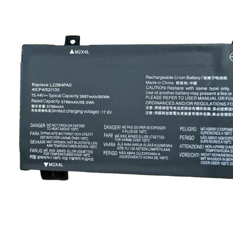 L22M4PA0 for Lenovo G5000 IRH8/APH8 2023 L22X4PA0 Laptop Battery 0 Cycle High Quality High Capacity Battery Replacement Bateria