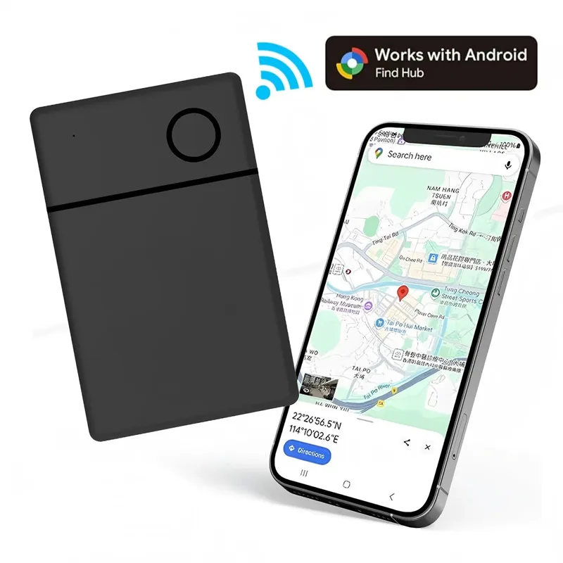 

Кошелек Bluetooth-трекер Карта Google Smart Tag Работает с Android Find Hub GPS-локатор Отслеживание Finder Карта Беспроводная зарядка