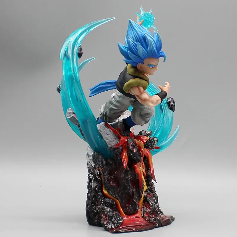 LCK01 Gogeta Action Figure Anime Dragon Ball GT Broly Figuras Toys Manga DBZ Figurine 19cm GK Statue Model Ornament Gift foYh1@！