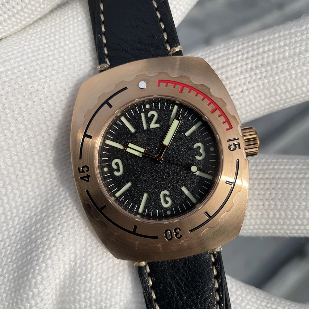 

SF769S STEELFLIER Luxury Bronze Watch NH35 Mechanical Movt Super Luminous Bidirectional Rotating Bezel 500M Waterproof Watches