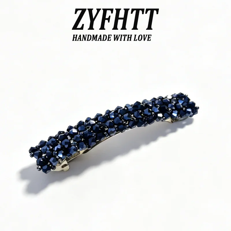 1/3 Stück ZYFHTT Strass-Metall-Haarspange für Damen, Elegante Seitenspange, Modische Mädchen-Haarnadel, Haaraccessoires – Detail 8