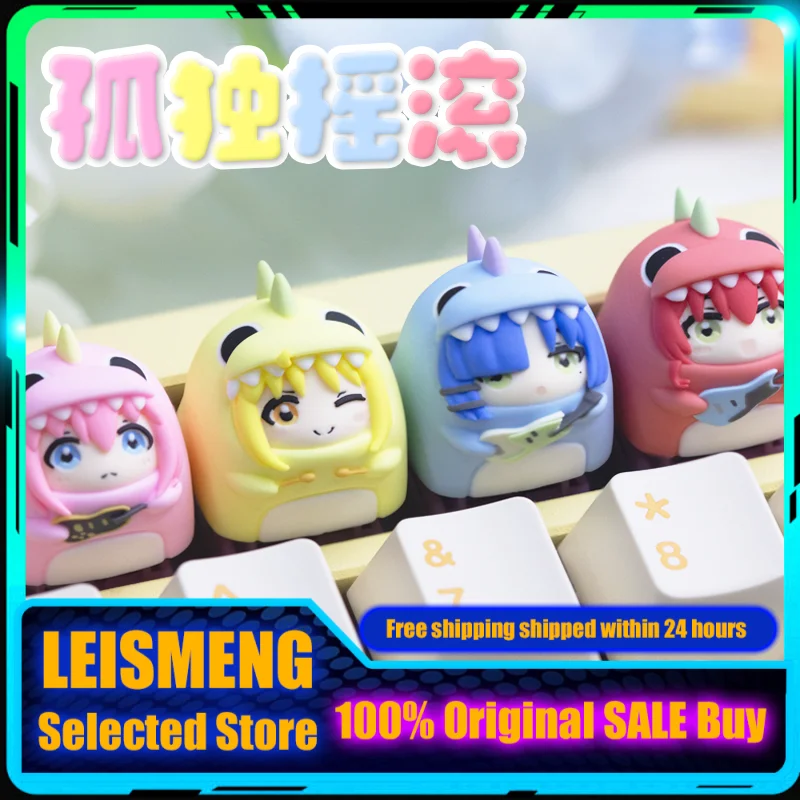 

Колпачки для клавиш с тематикой Lonely Rock, персонализированная механическая клавиатура из смолы, игровая клавиатура для ПК, коллекция аксессуаров, подарочные колпачки для клавиш