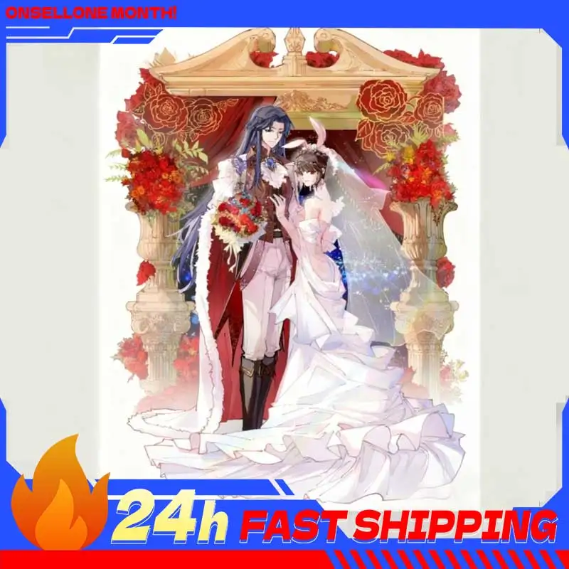 

3,93 дюйма Soul Land аниме периферийные устройства Тан Сан Свадьба Сяо Ву фигурка акриловая подставка Коллекционные настольные украшения игрушки подарки