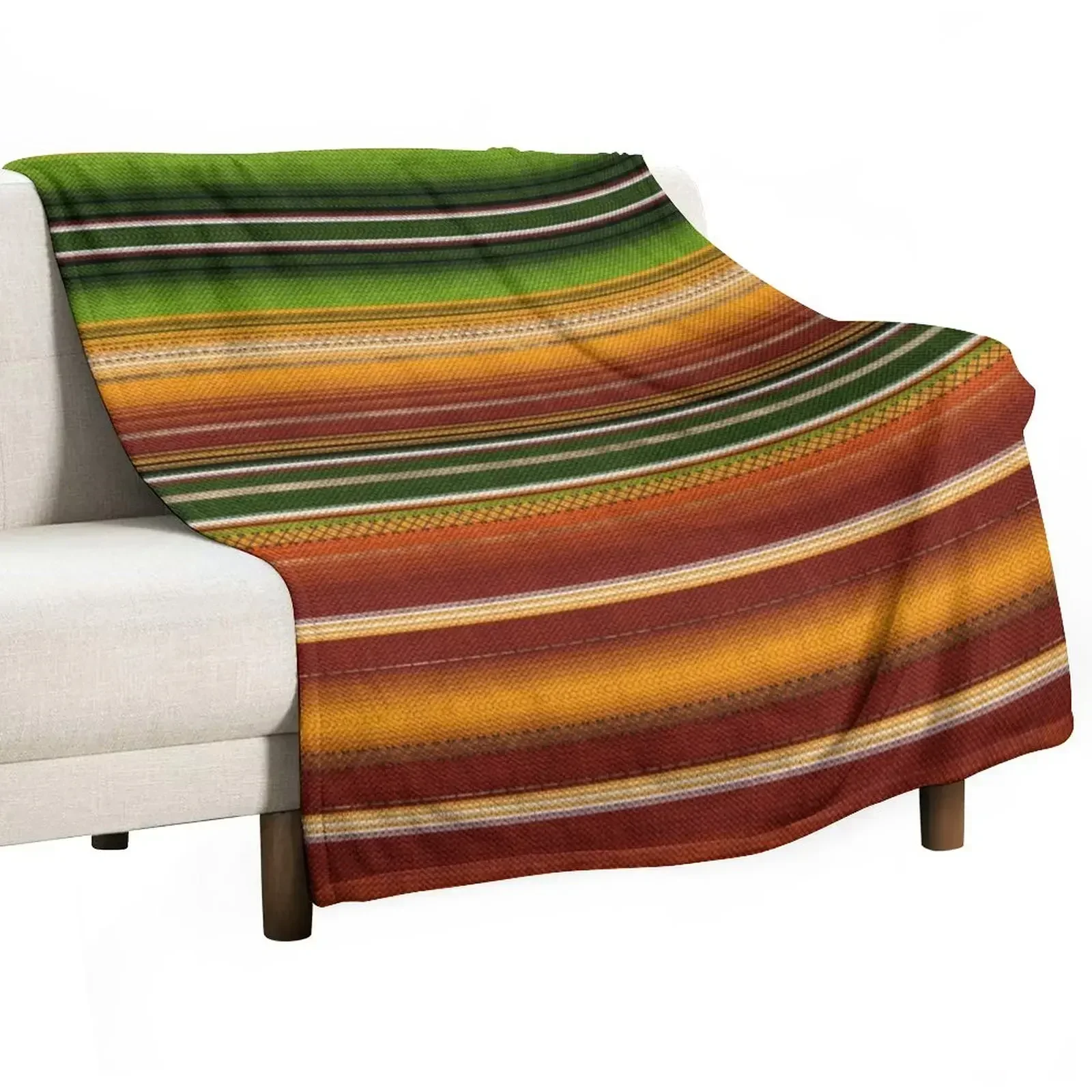 Mexican serape #1 Throw Blanket Luxury Designer Bed Blankets