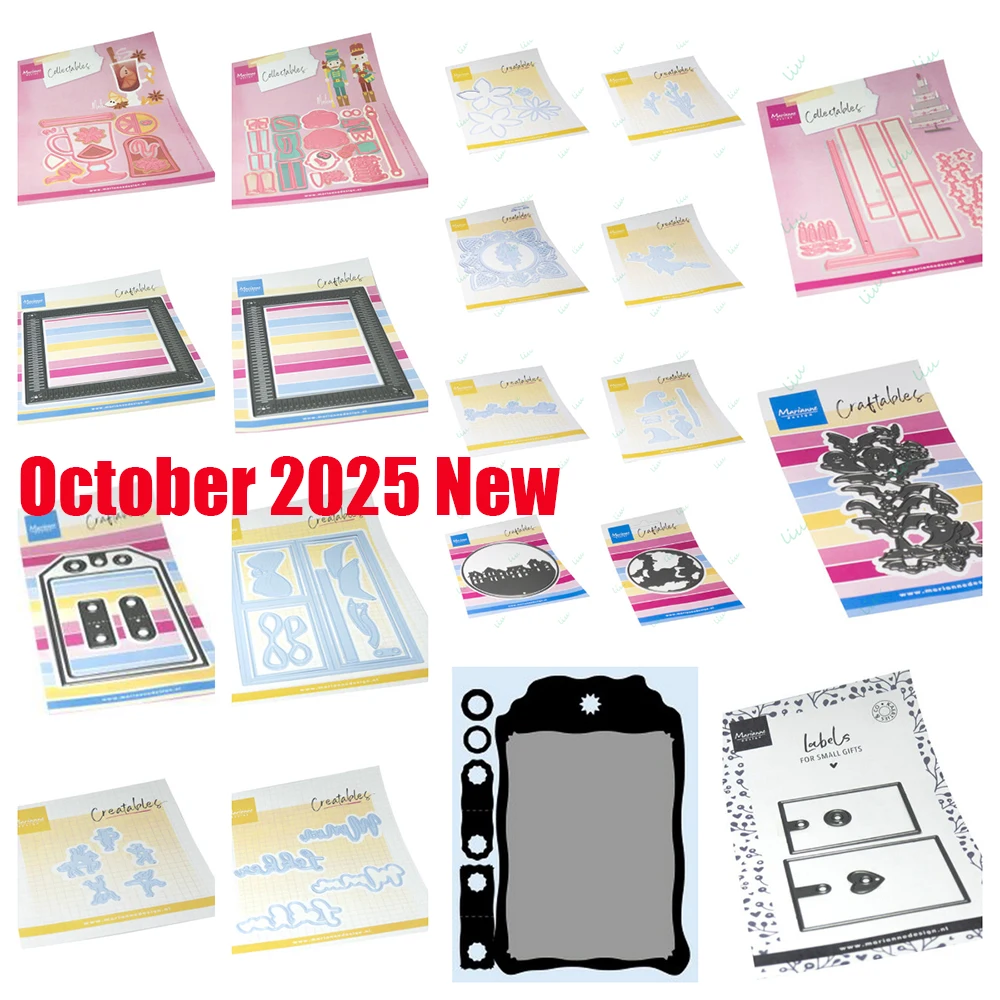 

Shaker Frame A6 Gift Labels Metal Cutting Dies for DIY Scrapbooking Photo Album Diary Handmade Decoration 2025 October New