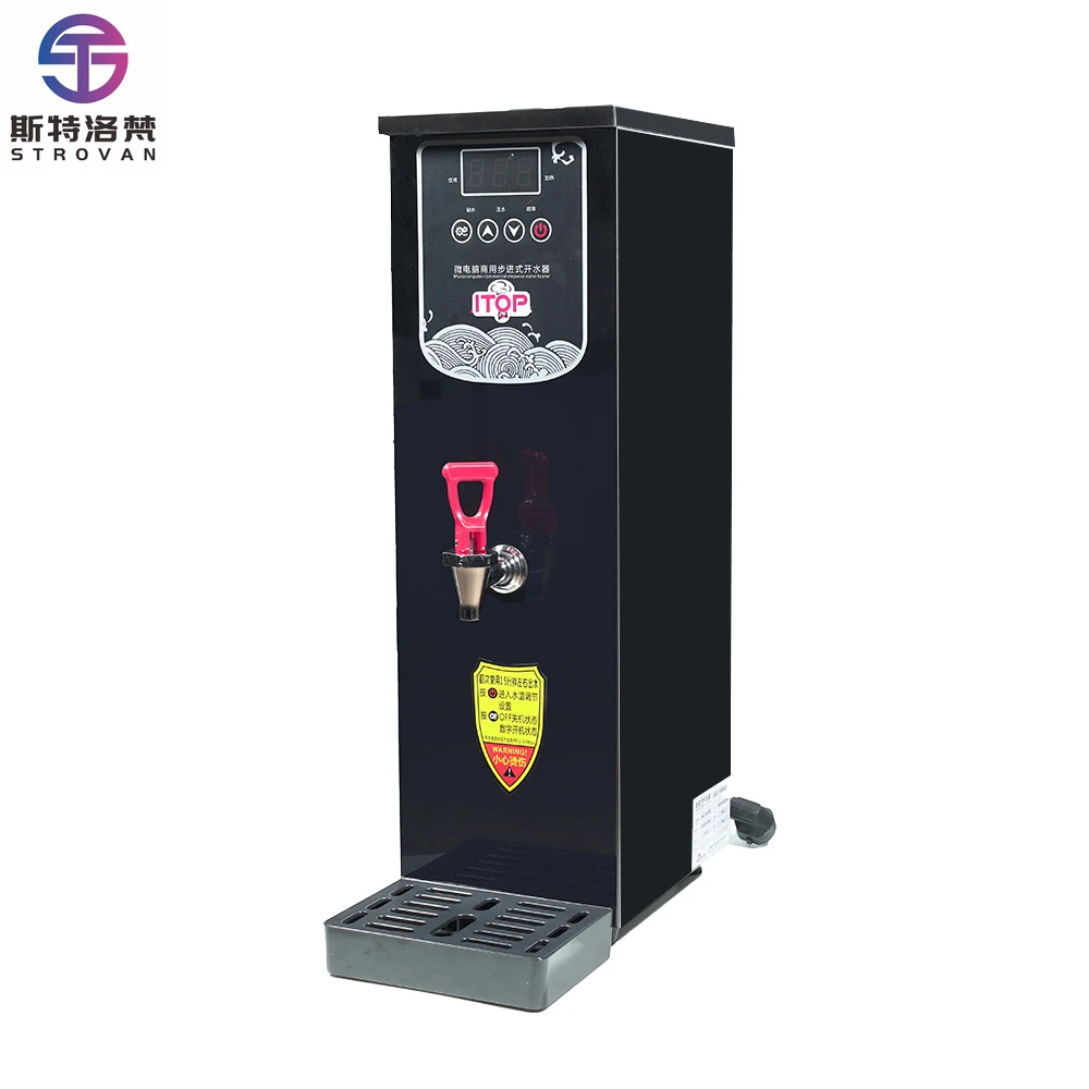 STLF JW الفولاذ المقاوم للصدأ الأسود التيتانيوم الذهب سعة كبيرة 220 فولت 50 هرتز عمودي 45L ذكي خطوة غلاية مياه