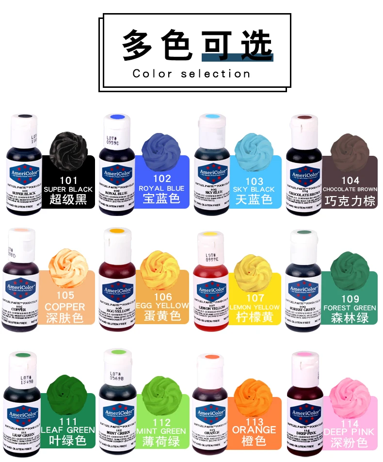 Americolor 22 Farben Lebensmittelqualität Färbepigment Kristall Farbstoff Epoxidharz DIY Kerze Seife Färbung Handarbeit Kunsthandwerk Pigment – Detail 6