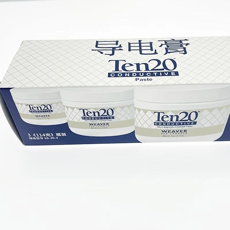 كريم القطب الكهربائي EEG للتشخيص العصبي من ويفر كريم موصل عشرة 20 114 جرام 228 جرام كريم موصل EEG