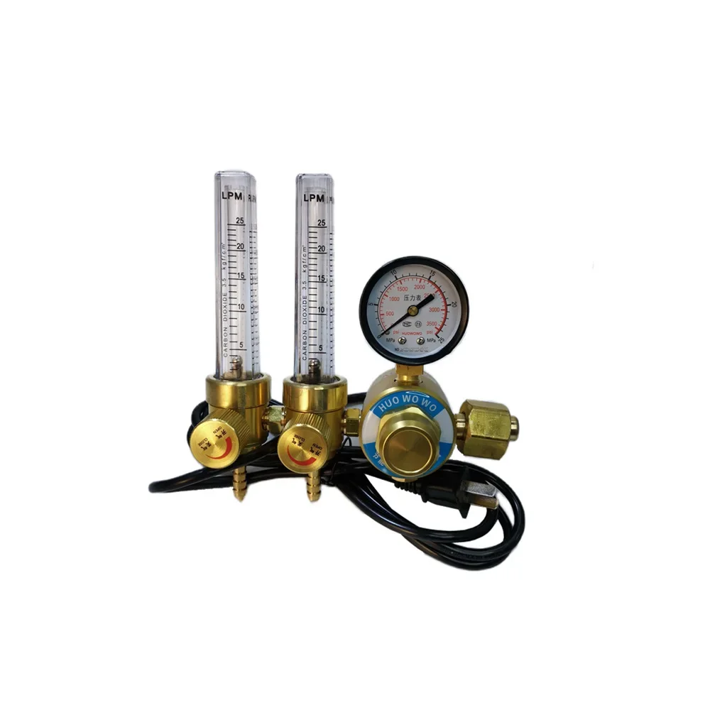 

CO2-306S 36V220V secondary welding machine pressure gauge reducing valve heater all copper pressure reducing gauge CO2 gas gauge