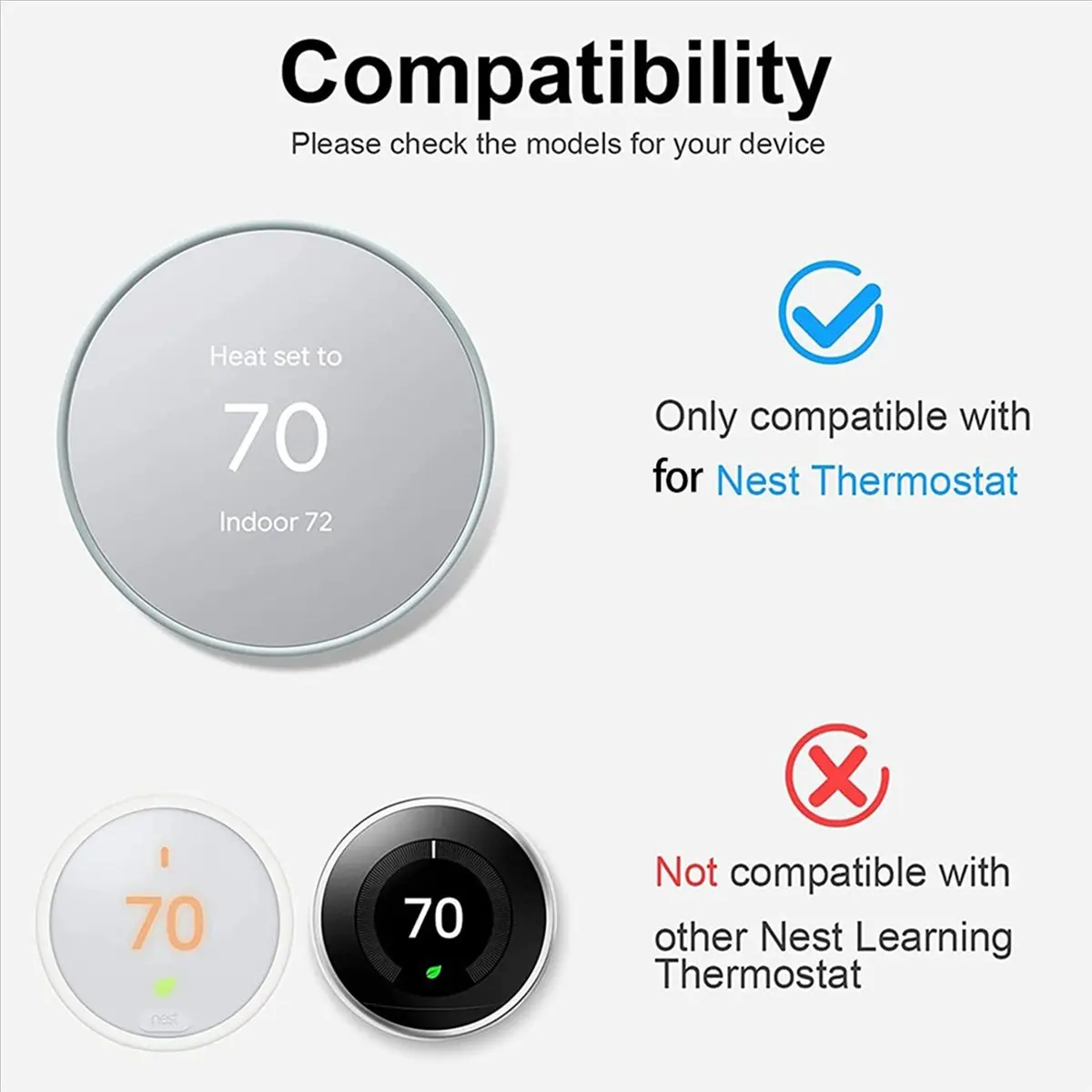 HOT For 2020 Bracket Siding Cover Silicone Siding Cover Thermostat Back Plate (White) 【SPECIAL OFFER】