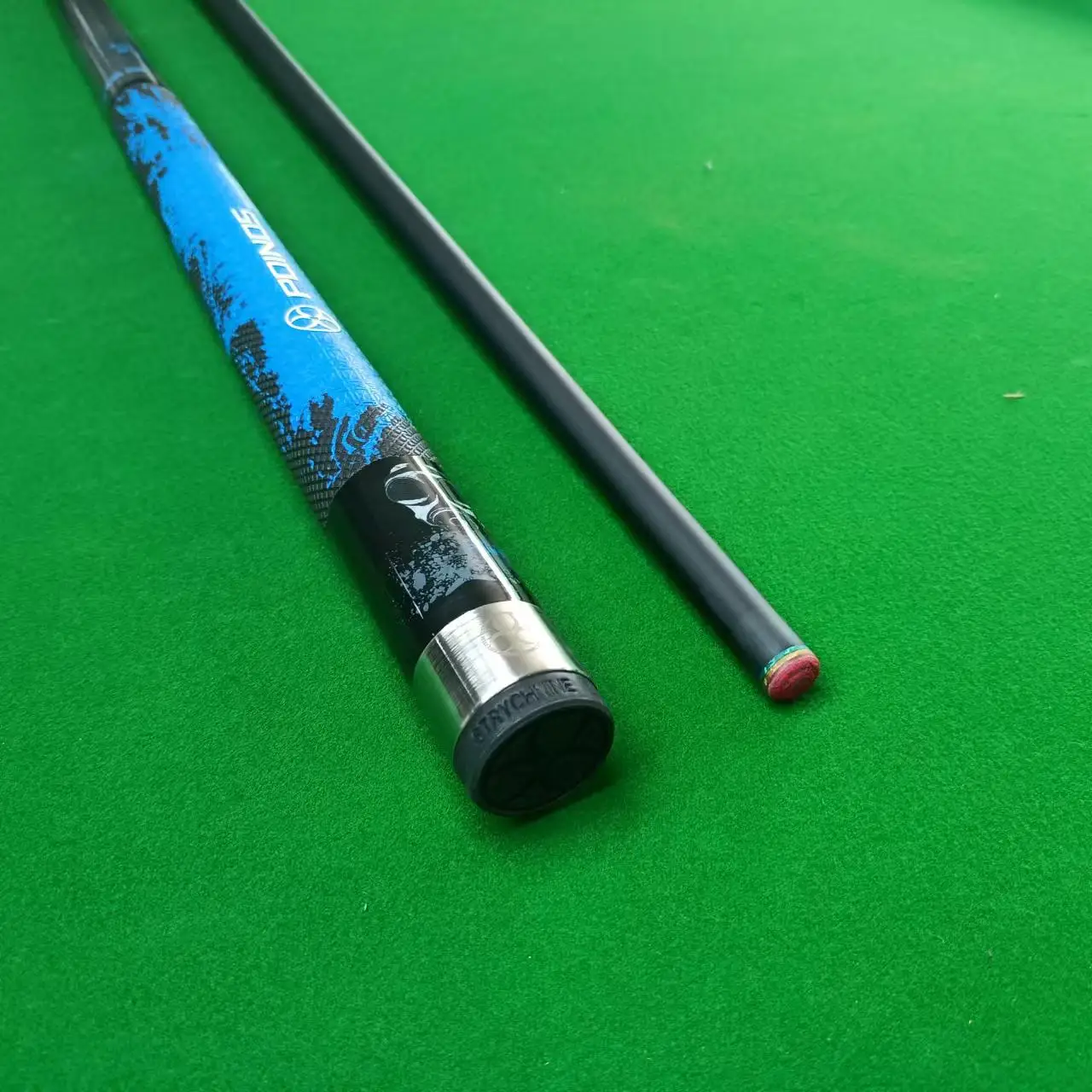 

Professional 13mm Composite Durable American Pool Cue with Rainbow Leather Tip