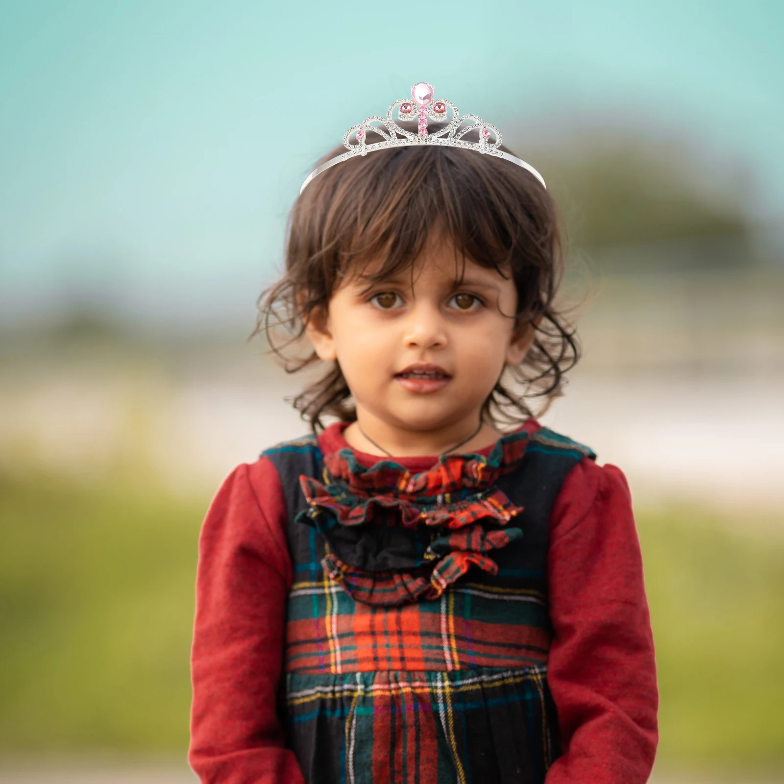 

Children Crown Headb Decorative Kids Tiara Elegant Bride Hair nament Creative Headdress Birthday Photoshoot