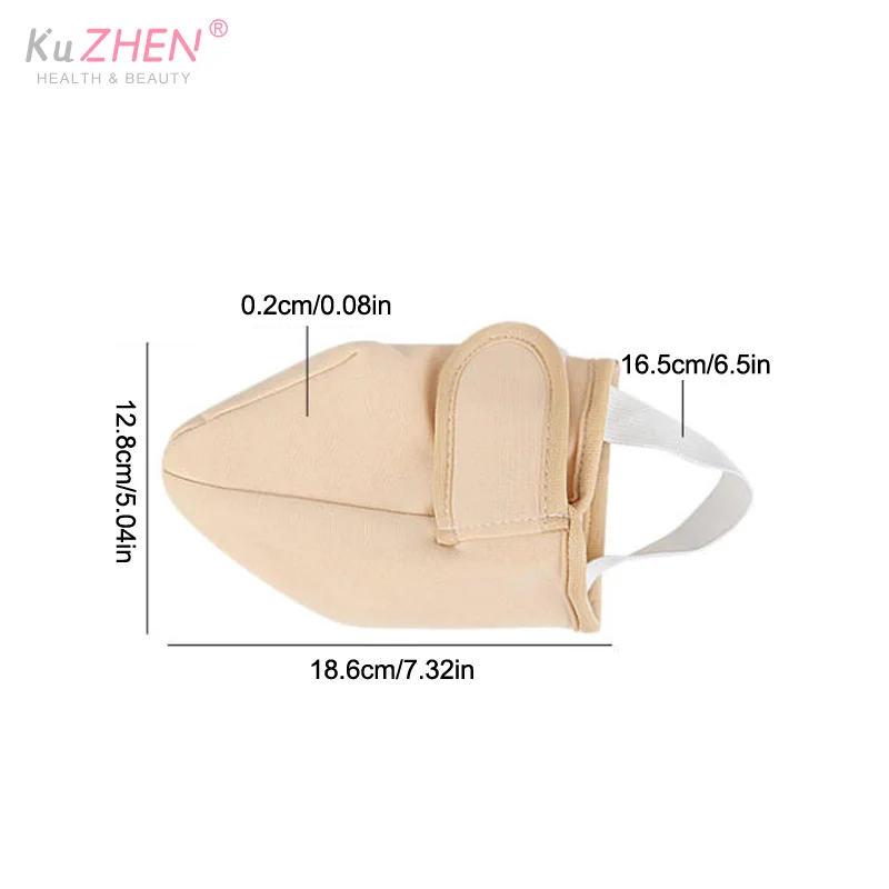 Paquete de aceite de ricino reutilizable de algodón caqui, almohadillas de compresión de aceite de ricino para pies, almohadilla ajustable, ayuda para autocondicionamiento, cuidado de los músculos, 1 Uds.