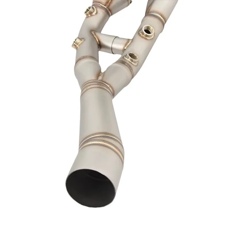 Slip On For BMW S1000RR S1000R 2019 - 2023 Motocycle Exhaust Front Link Pipe Modify Moto Escape Tube Connecting 60mm Muffler